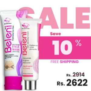 Beleni FaceWash + Beleni Skin Lightening Cream