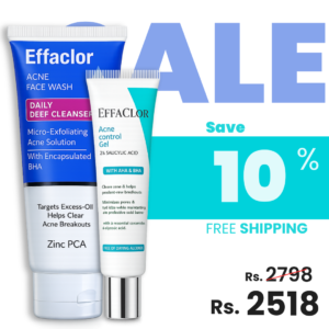 Effaclor FaceWash + Effaclor Acne Control Gel